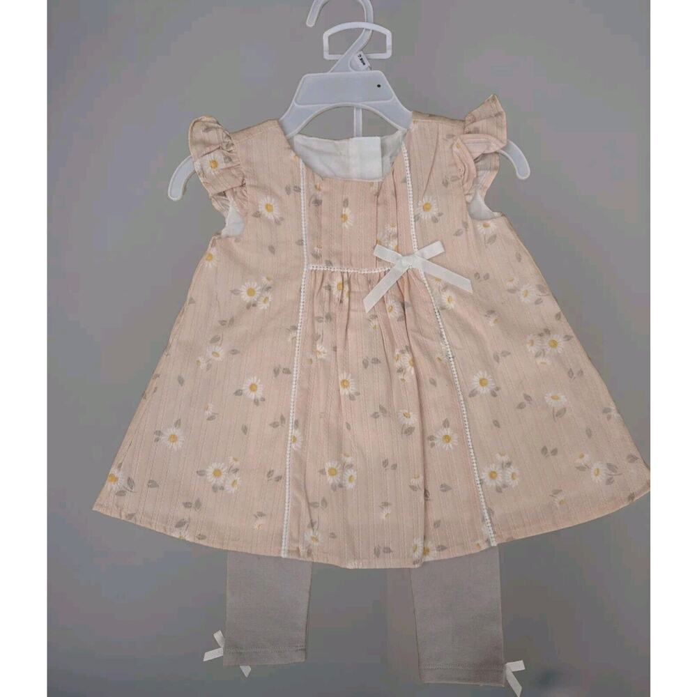 NEW!! Catherine Malandrino Baby Girl Size 9-12M‎ 2pc Outfit Set Best Gift